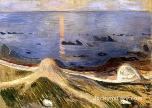 Summer Night by Edvard Munch paintings reproduction